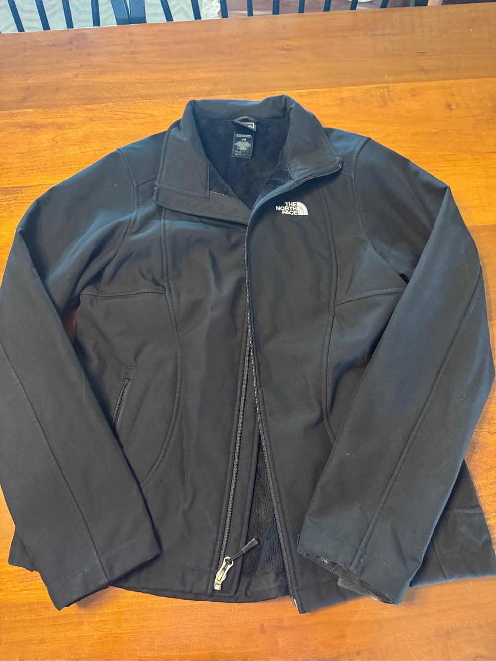 The North Face Black Lightweight Fleece-Lined Jacket